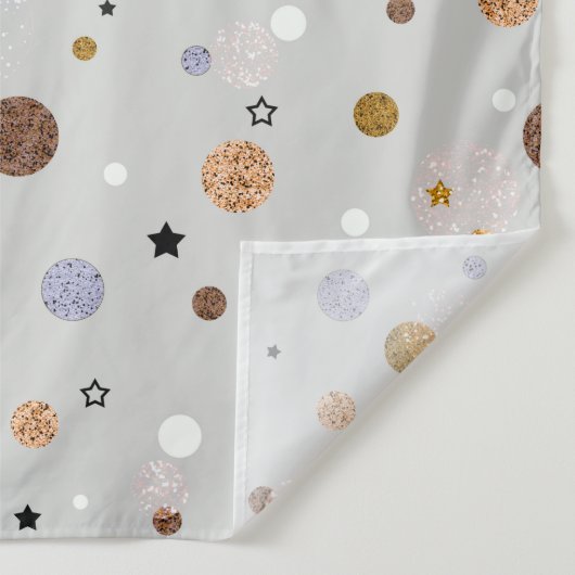 灰色数々のの水玉模様。 タペストリー (詳細)