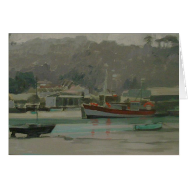 灰色日の漁師のクウェイ (正面横)