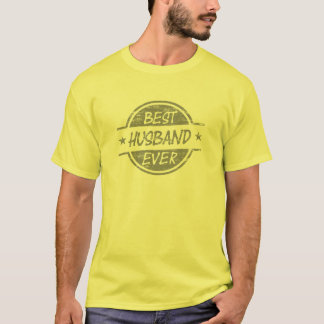 灰色最も最高のな夫 Tシャツ