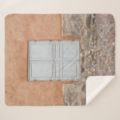 灰色木製扉 シェルパブランケット (正面(横))