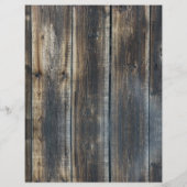 灰色木質天然スクラップブック紙 (裏面)