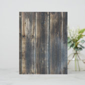 灰色木質天然スクラップブック紙 (スタンド正面)