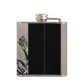 灰色毛のキクイ フラスク (裏面)