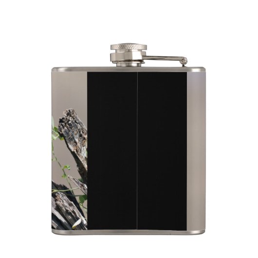 灰色毛のキクイ フラスク (裏面)