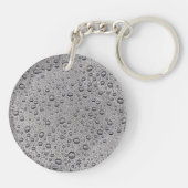 灰色水滴 キーホルダー (裏面)