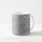灰色水滴 コーヒーマグカップ (正面右)