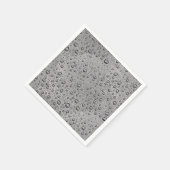 灰色水滴 スタンダードカクテルナプキン (角)