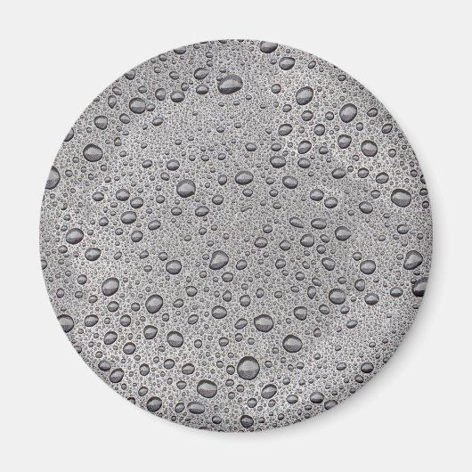 灰色水滴 マグネット (正面)