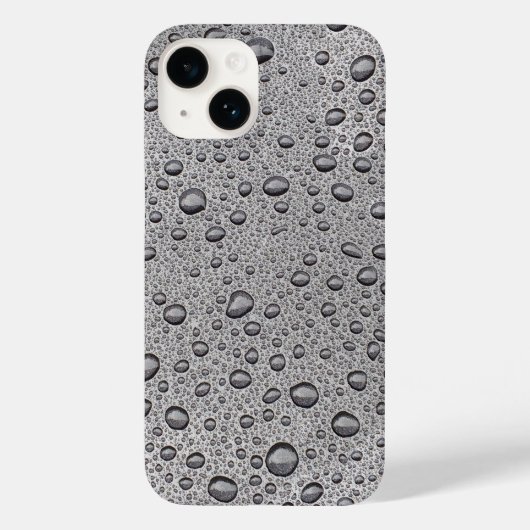 灰色水滴 Case-Mate iPhoneケース (裏面)