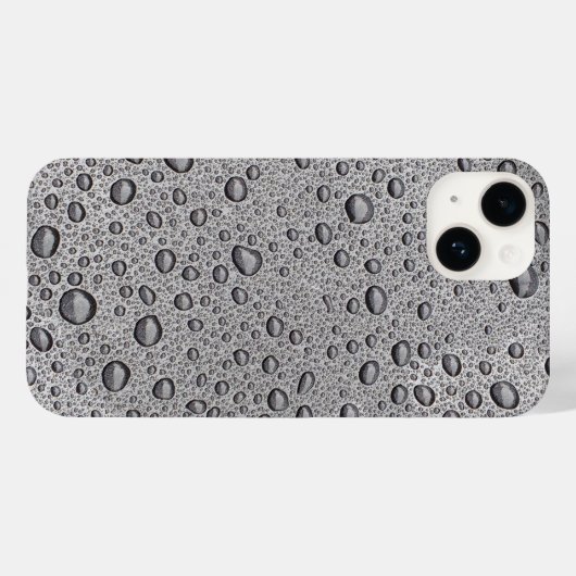 灰色水滴 Case-Mate iPhoneケース (裏面 (横))