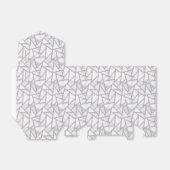 灰色淡い色のモザイク模様 フェイバーボックス (折り畳みなし)