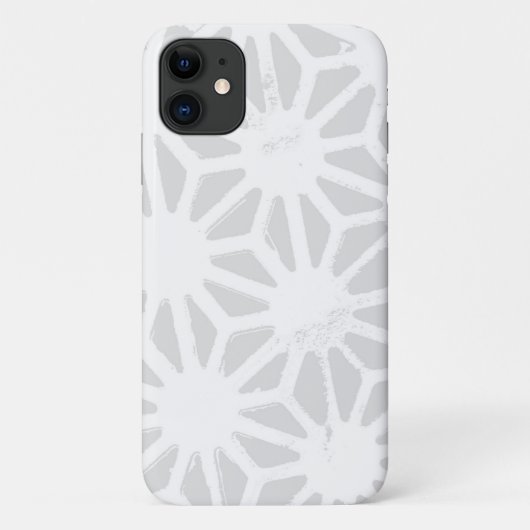 灰色淡い色の幾何模様 Case-Mate iPhoneケース (裏面)