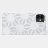 灰色淡い色の幾何模様 Case-Mate iPhoneケース (裏面(横))