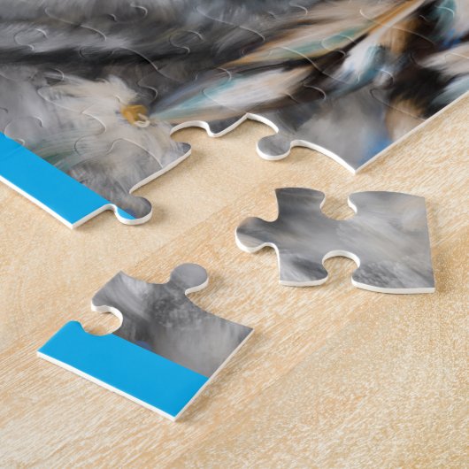 灰色狼 ジグソーパズル (側面)