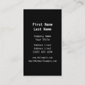 灰色猫のまばたき 名刺 (裏面)