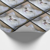灰色猫の包装紙 ラッピングペーパー (角)