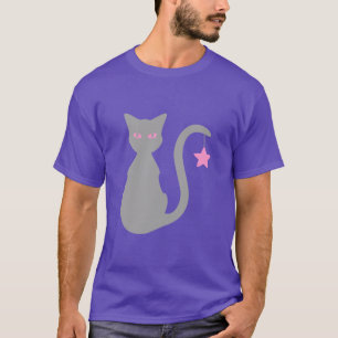 灰色猫のTシャツ Tシャツ