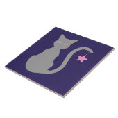 灰色猫陶材瓦 タイル (側面)