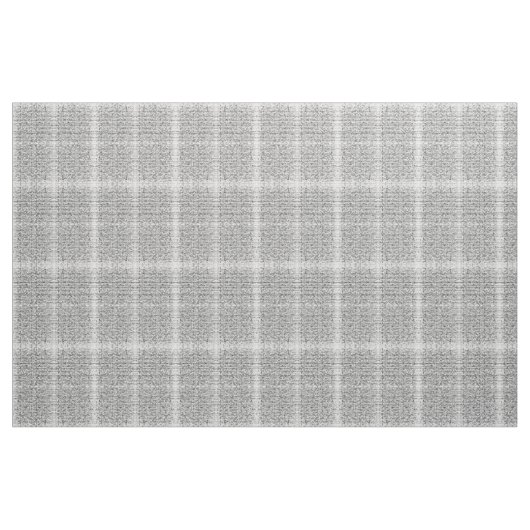 灰色白の煉瓦パターンキルティングの正方形の生地 ファブリック (ヤード)