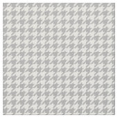 灰色白千鳥格子のなパターン生地 ファブリック (クローズアップ)