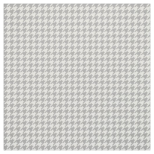 灰色白千鳥格子のなパターン生地 ファブリック (見本)