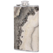 灰色白黒石灰 フラスク (左)