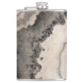 灰色白黒石灰 フラスク (正面)