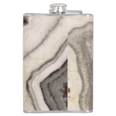 灰色白黒石灰 フラスク (裏面)