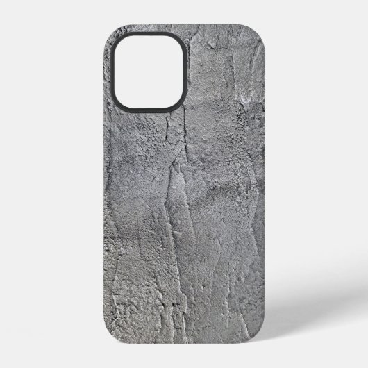 灰色石板岩模様 iPhoneケース (裏面)