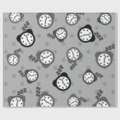 灰色素晴らしの誕生日パーティー ラッピングペーパー (フラット)