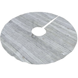 灰色素朴の木目 ブラッシュドポリエステルツリースカート