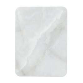 灰色花崗岩ブラウンクォーツストーン自然石3" x 4" マグネット