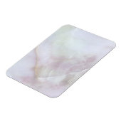 灰色花崗岩ブラウンクォーツストーン自然石3" x 4" マグネット (左側)