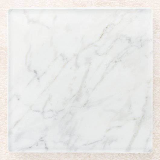 灰色花崗岩ブラウン石天然大理石 ガラスコースター (正面)