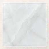 灰色花崗岩ブラウン石天然大理石 ガラスコースター (正面)