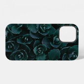 灰色花弁イン開花 iPhoneケース (裏面横)