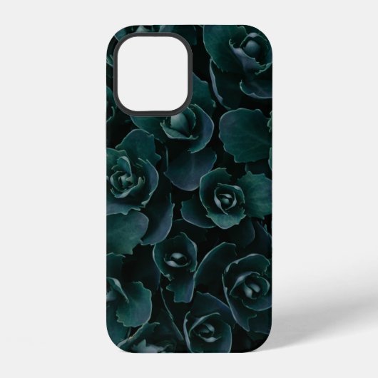 灰色花弁イン開花 iPhoneケース (裏面)
