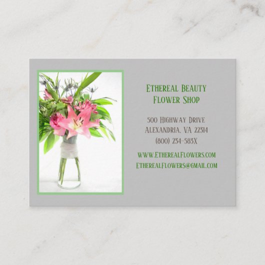 灰色花配信 名刺 (正面)