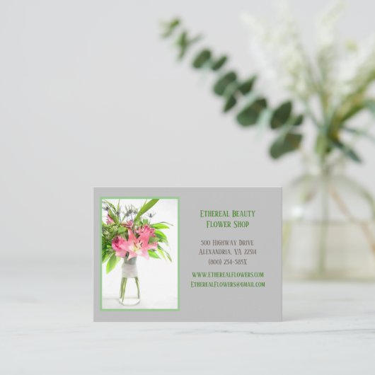 灰色花配信 名刺 (スタンド正面)