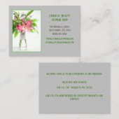 灰色花配信 名刺 (正面/裏面)