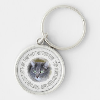 灰色虎猫 キーホルダー
