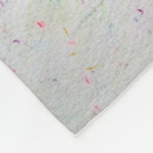 灰色認識度リボンエンジェル脳がん毛布 フリースブランケット (角)