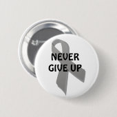 灰色認識度リボン 缶バッジ (正面&裏面)