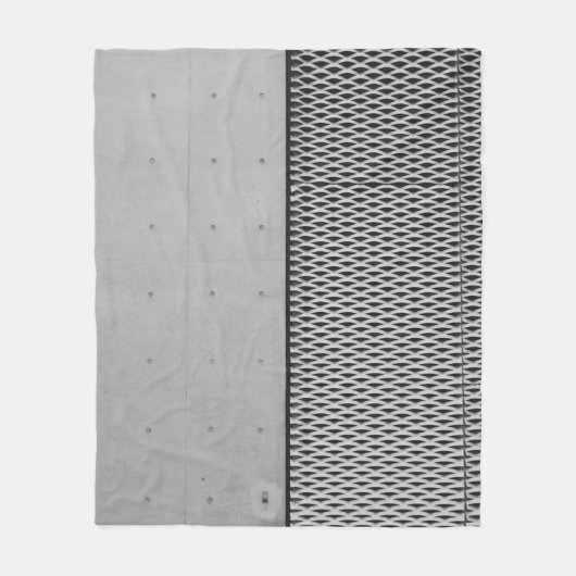 灰色金属亜鉛めっきシート フリースブランケット (正面)