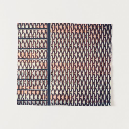 灰色鋼柵 タペストリー (正面(横))