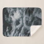 灰色雲絵画群 シェルパブランケット (正面(横))