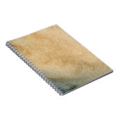 灰色青い背景の水彩画7 ノートブック (右側)