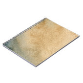 灰色青い背景の水彩画7 ノートブック (左側)