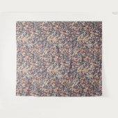 灰色、ベージュの幾何学的 タペストリー (正面(横))