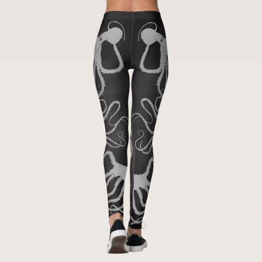灰色-レギンスの友のタコの灰色 レギンス (裏面)